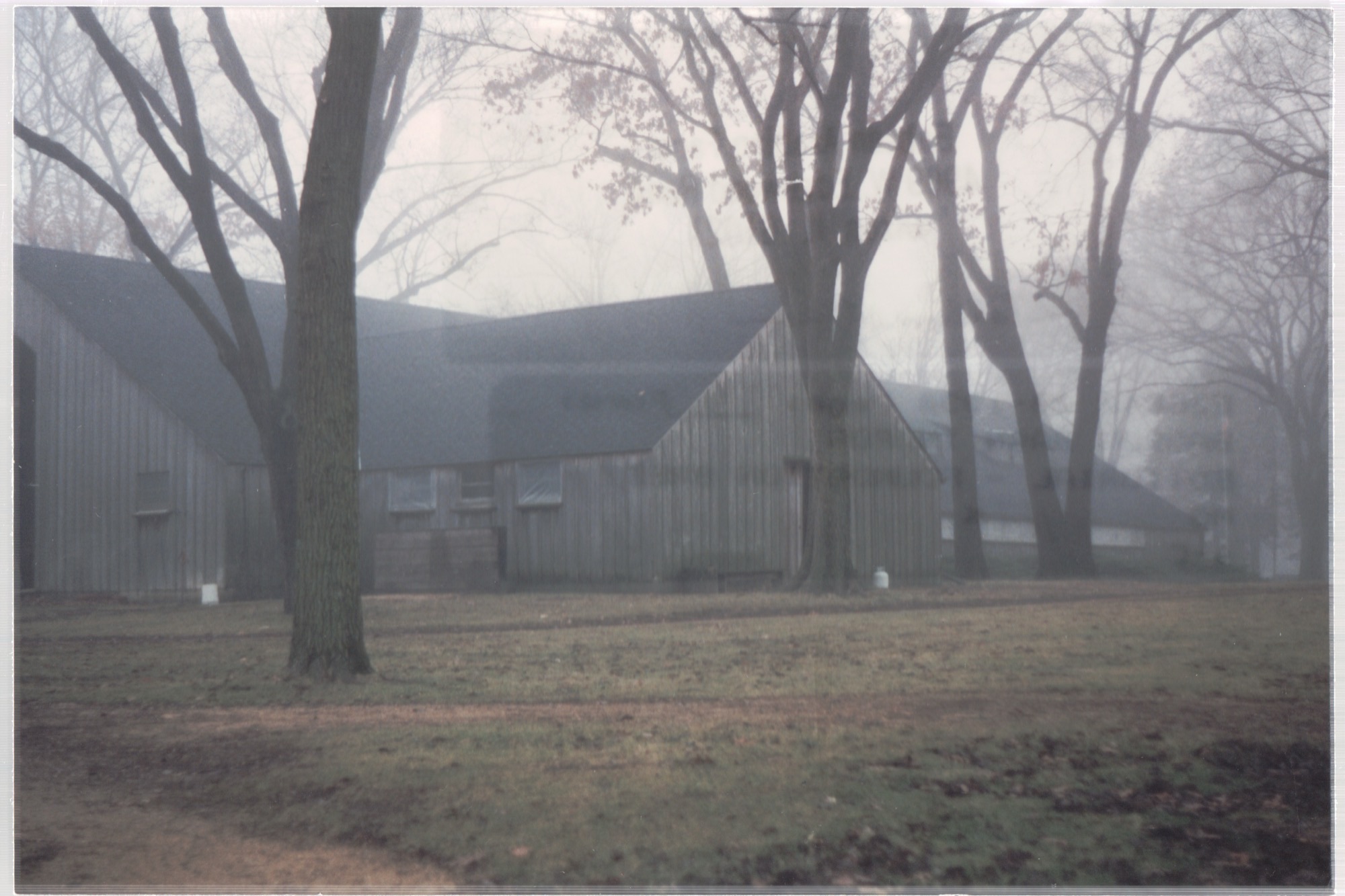 Grand Detour horse farm and log cabin