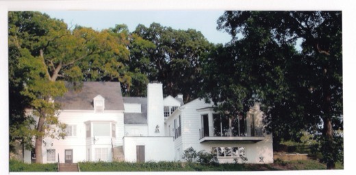 Back side of Libertyville house