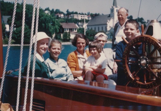 Laura henry Betty Nancy Teddy Libby boat
